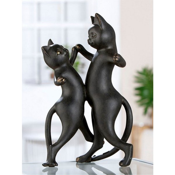 GILDE Tierfigur Katze Gatto-Duo, schwarz (1 St)