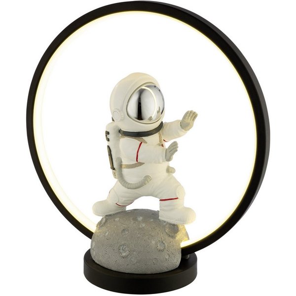 GILDE Tischleuchte Astronaut Karate 60113 – Designlampe mit LED, 33,5 cm, LED fest integriert