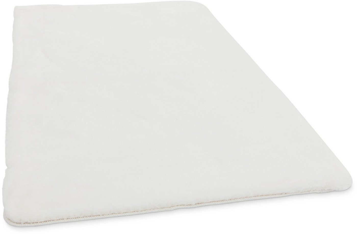 Gino Falcone Badematte Sara, Höhe 25 mm, rutschhemmend beschichtet, fußbodenheizungsgeeignet, Polyester, rechteckig, Badteppich, Fell-Optik, besonders weich, ec – Bild 3 von 5