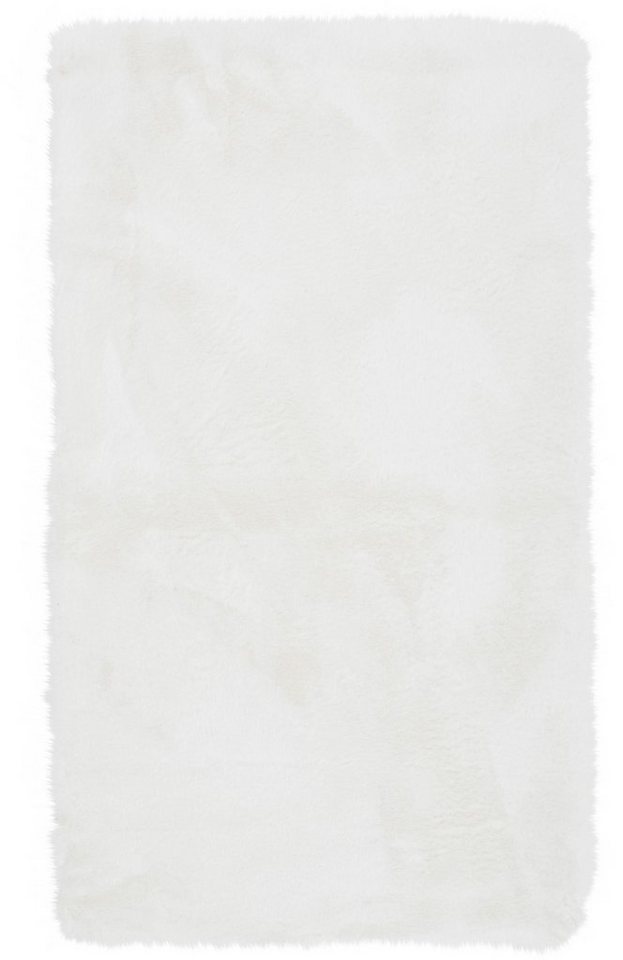 Gino Falcone Badematte Sara, Höhe 25 mm, rutschhemmend beschichtet, fußbodenheizungsgeeignet, Polyester, rechteckig, Badteppich, Fell-Optik, besonders weich, ec – Bild 4 von 5