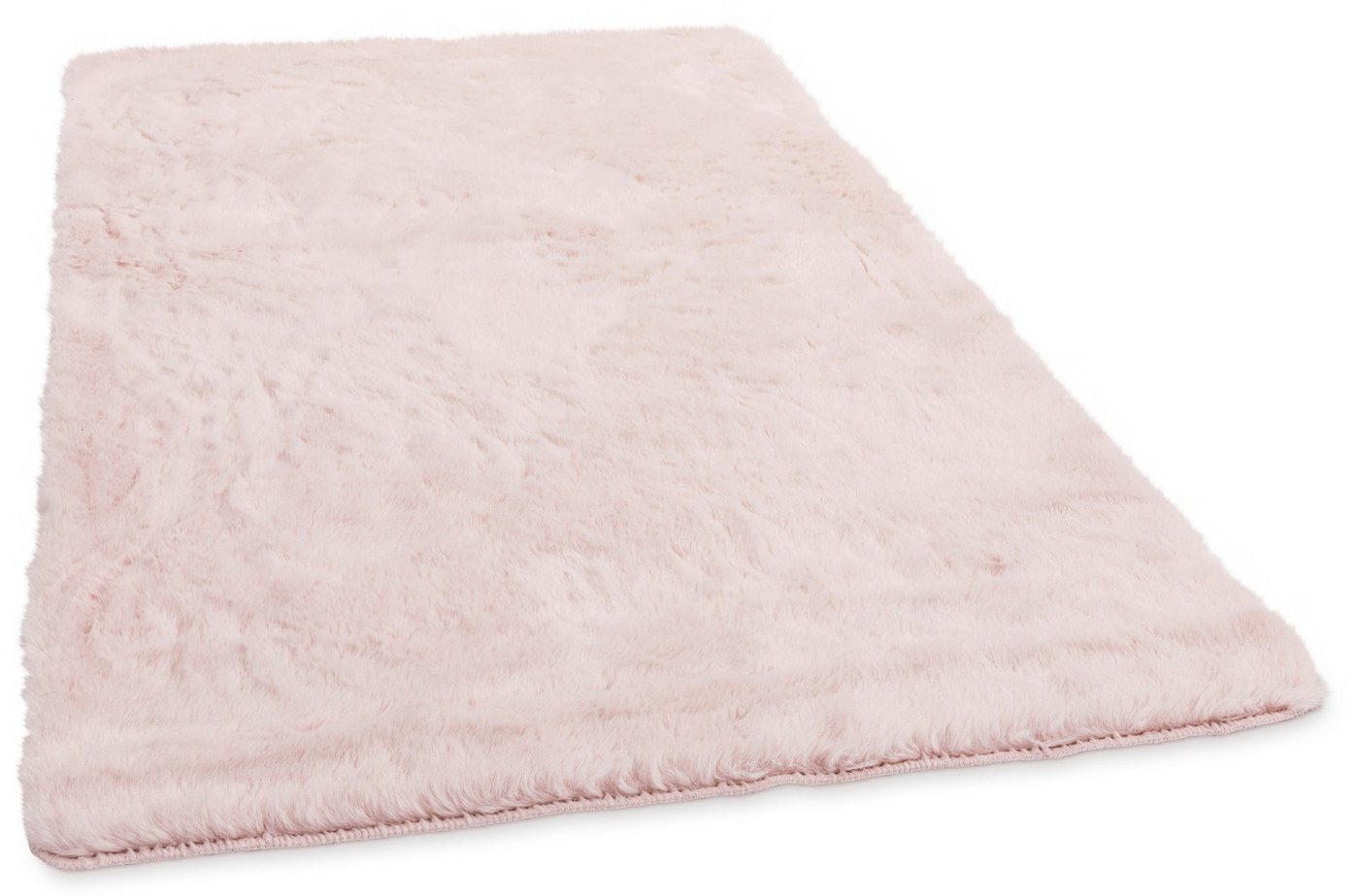 Gino Falcone Badematte Sara, Höhe 25 mm, rutschhemmend beschichtet, fußbodenheizungsgeeignet, Polyester, rechteckig, Badteppich, Fell-Optik, besonders weich, ec – Bild 3 von 5