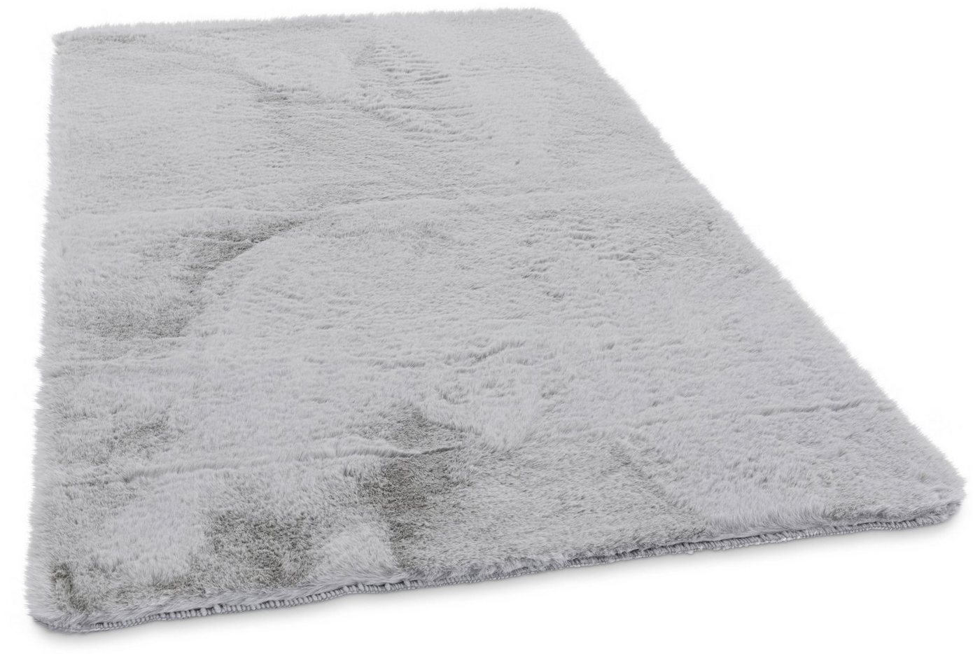 Gino Falcone Badematte Sara, Höhe 25 mm, rutschhemmend beschichtet, fußbodenheizungsgeeignet, Polyester, rechteckig, Badteppich, Fell-Optik, besonders weich, ec – Bild 3 von 5