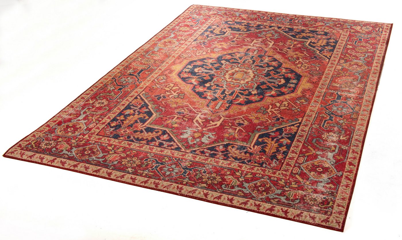 Gino Falcone Teppich Cecilia 28623, rechteckig, Höhe: 3 mm, Flachgewebe, bedruckt, Orient-Optik – Bild 2 von 5