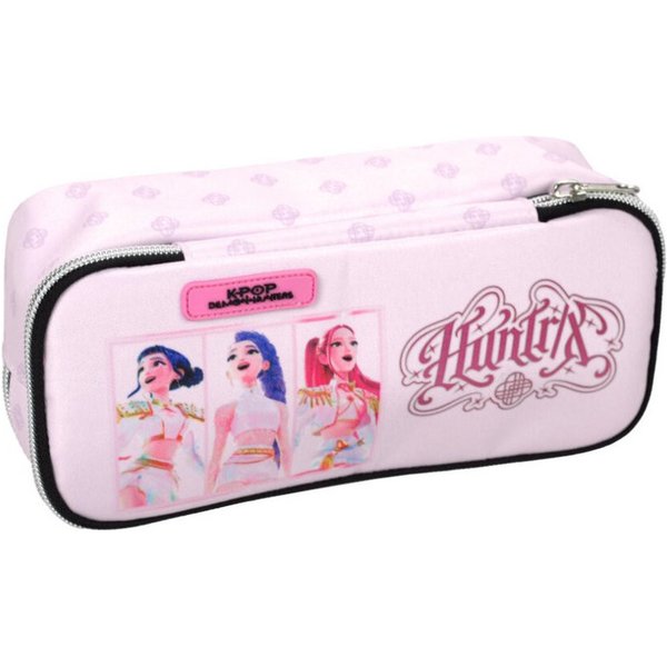 Giovas Federmäppchen K-pop Demon Hunters Pink 2-Fächer Federmäppchen 26 cm