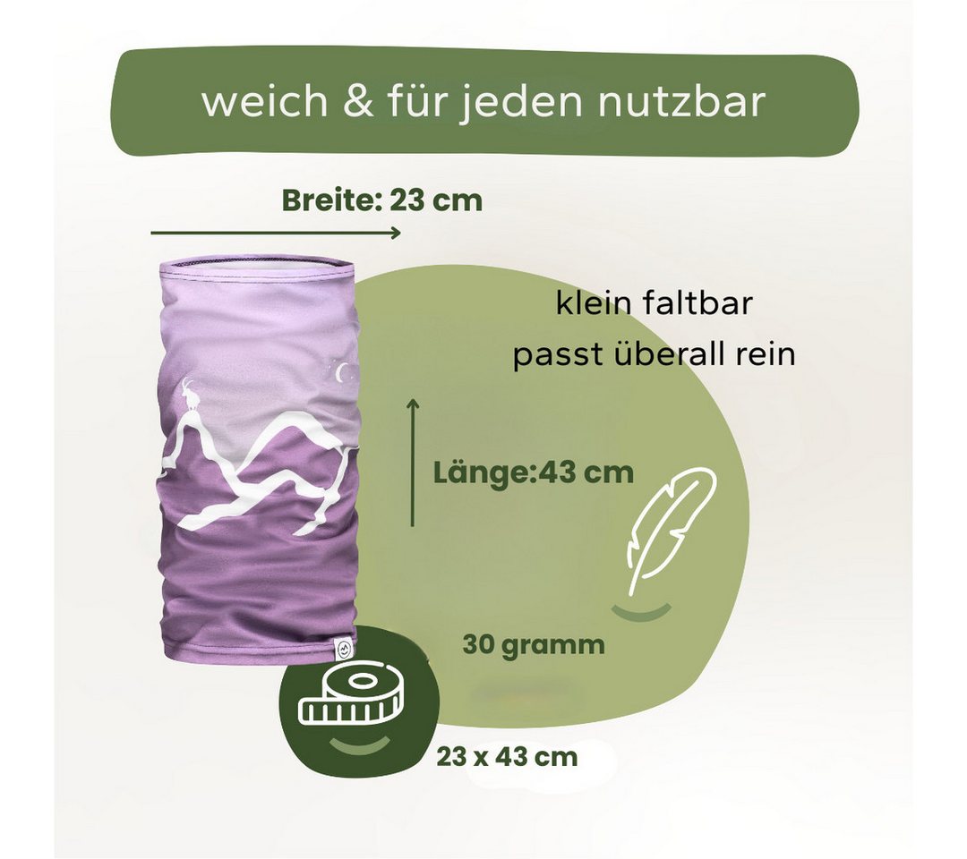 Gipfelgaudi Multifunktionstuch Multifunktionstuch, Atmungsaktives, elastisches Tuch – Bild 2 von 5
