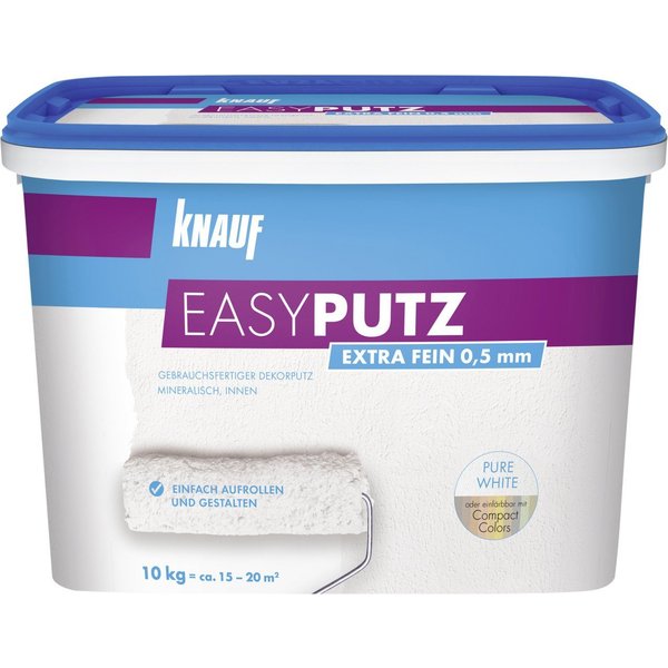 KNAUF Gips-Kalk-Putz Knauf EasyPutz Streichputz 10 kg 0,5 mm extra fein