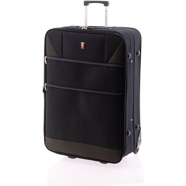 GLADIATOR Koffer Koffer - 72 cm, 90/105 Liter, Dehnfalte, 2 Rollen, rot od. schwarz