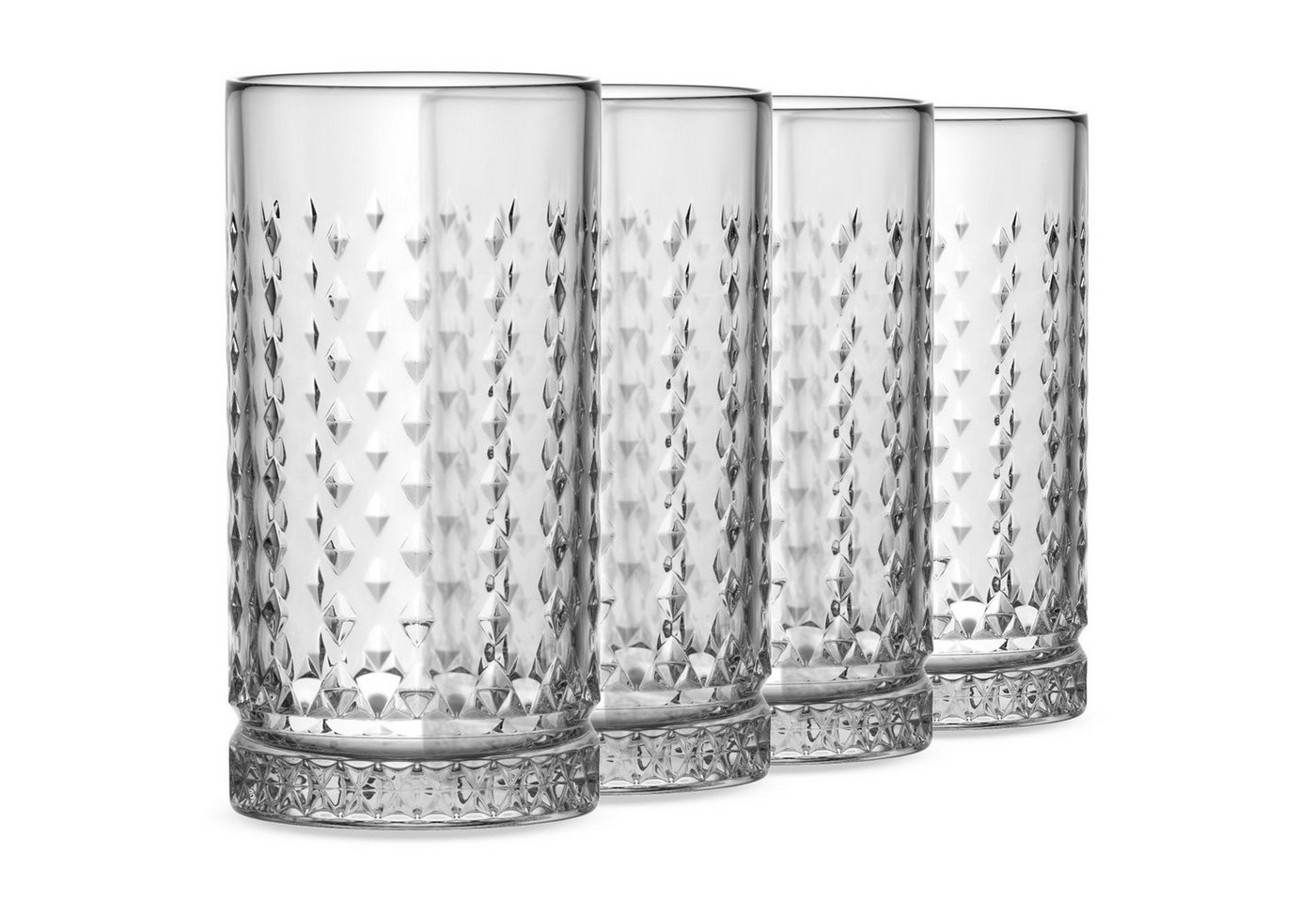 GENTOR Gläser-Set GENTOR 4er Set Longdrinkglas-Set Wasserglas Saftglas Kristallglas, 4-teilige Kristallgläser 460ml – Bild 3 von 5