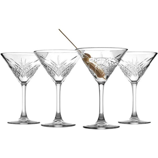 Pasabahce Gläser-Set Pasabahce Timeless Martinigläser - 4er-Set, 230 ml, 4-tlg.