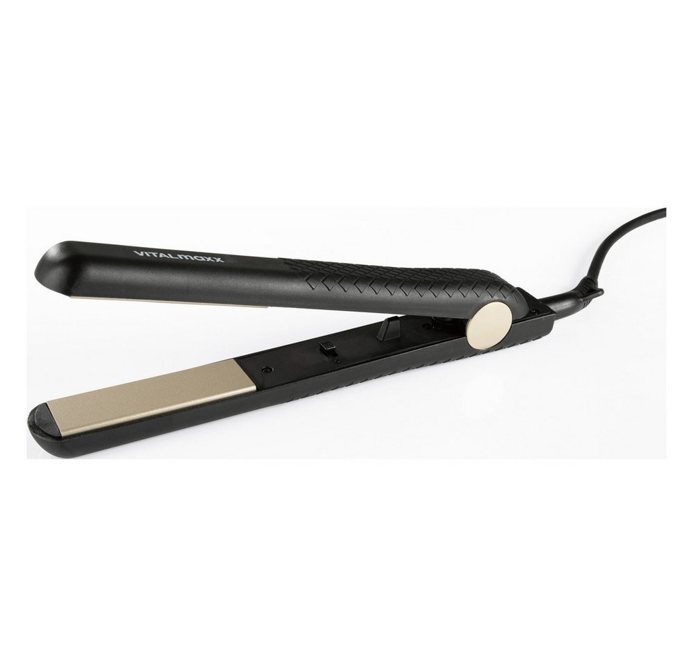VITALmaxx Glätteisen VitalMaxx Glätteisen Schwarz, Gold – Bild 5 von 5