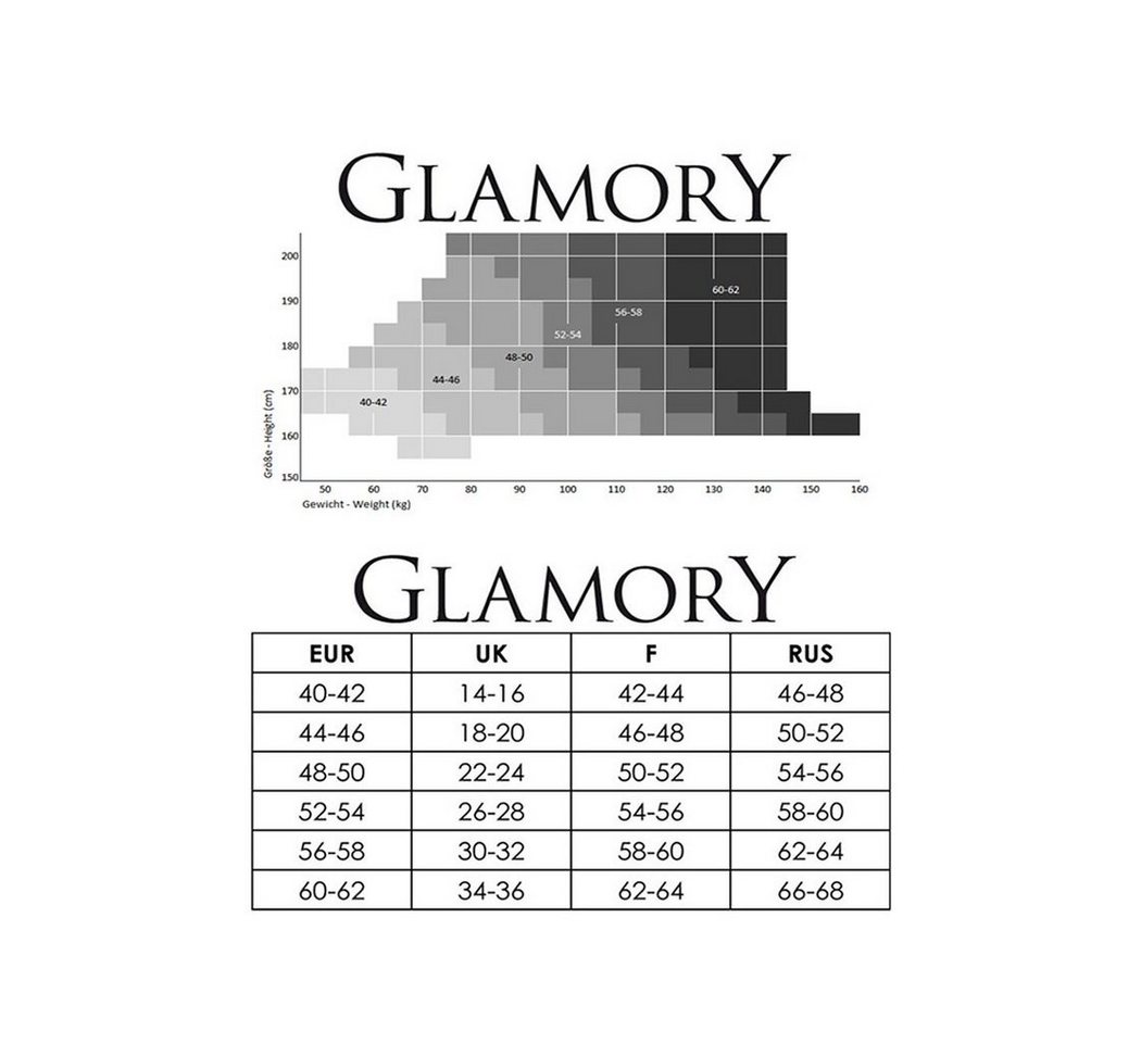 GLAMORY Ouvert Strumpfhose Damen OUVERT 60 DEN 60 DEN (Packung 1 St. 1-er Pack) Semi-blickdicht & matt – Bild 5 von 5
