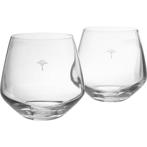 JOOP! Glas JOOP! LIVING - SINGLE CORNFLOWER Wasserglas 2er Set, 2-tlg., Glas