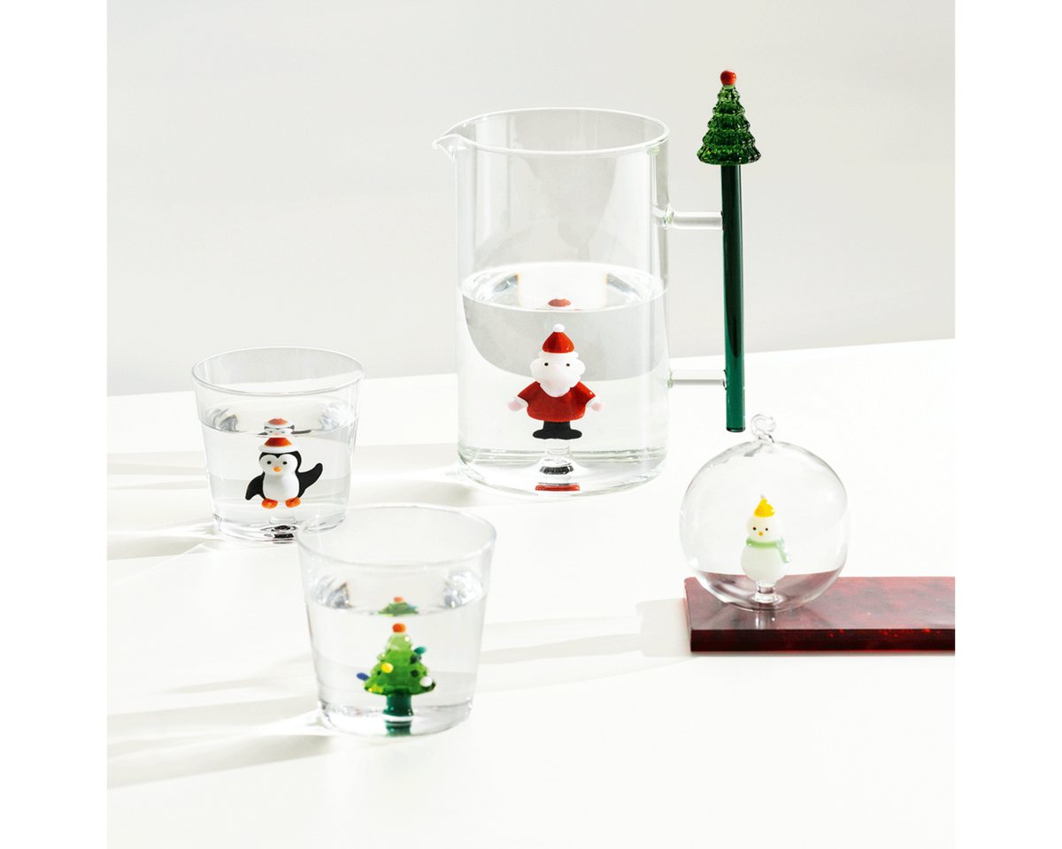 Glas Trinkglas »Weihnachtsbaum«. – Bild 2 von 2