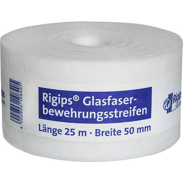 Rigips Glasfasergewebe Rigips Glasfaserbewehrungsstreifen 25 m x 50 mm