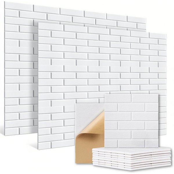 GLIESE Akustikplatte 12 Stück Akustikplatten Selbstklebend, 30x30cm Schallabsorber