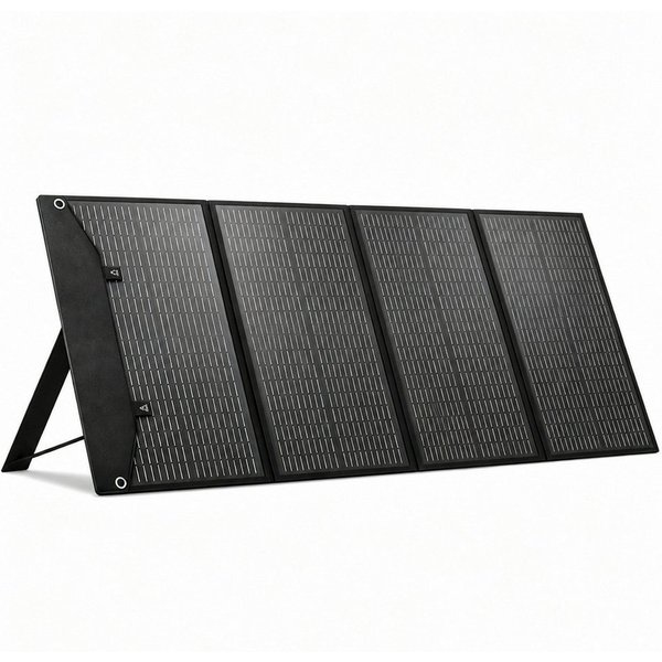 GLIESE Solarmodul 200W 18V – Faltbar, 5,2 kg, 4-in-1 Kabel, für Camping & Powerstation, Kompatibel mit 12V/24V Kraftwerken, Kühlboxen, Laptops,kleines Faltmaß