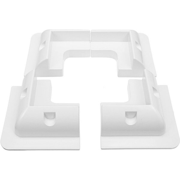 GLIESE Solarmodul-Halterung Solarpanel Halterung Montagelösung für Wohnwagen Wohnmobil Boot Zubeh, (Set, 4-tlg., solarmodul halterung)