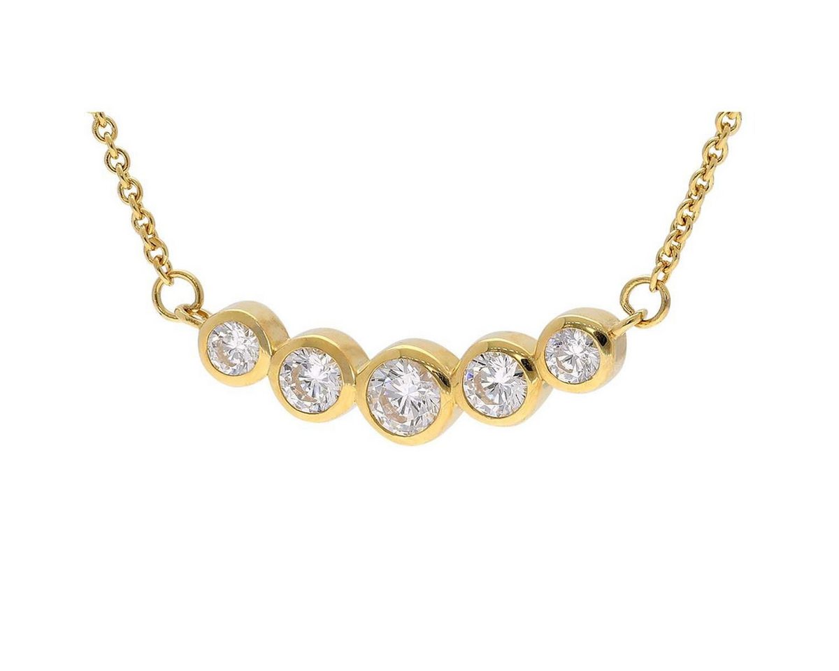 Glizz Collier GL8811, für Damen Gold 333/8K Zirkonia – Bild 2 von 5