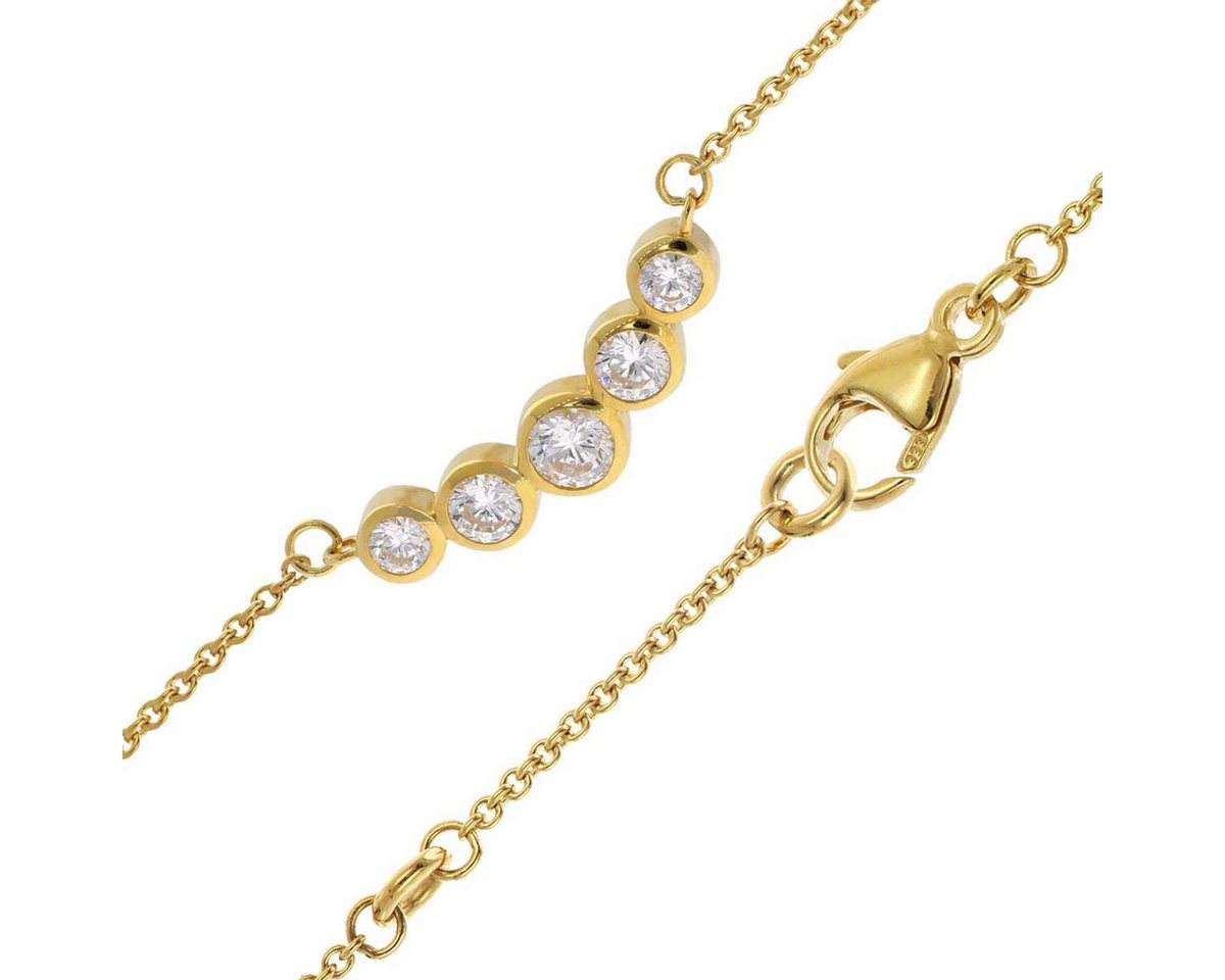 Glizz Collier GL8811, für Damen Gold 333/8K Zirkonia – Bild 5 von 5