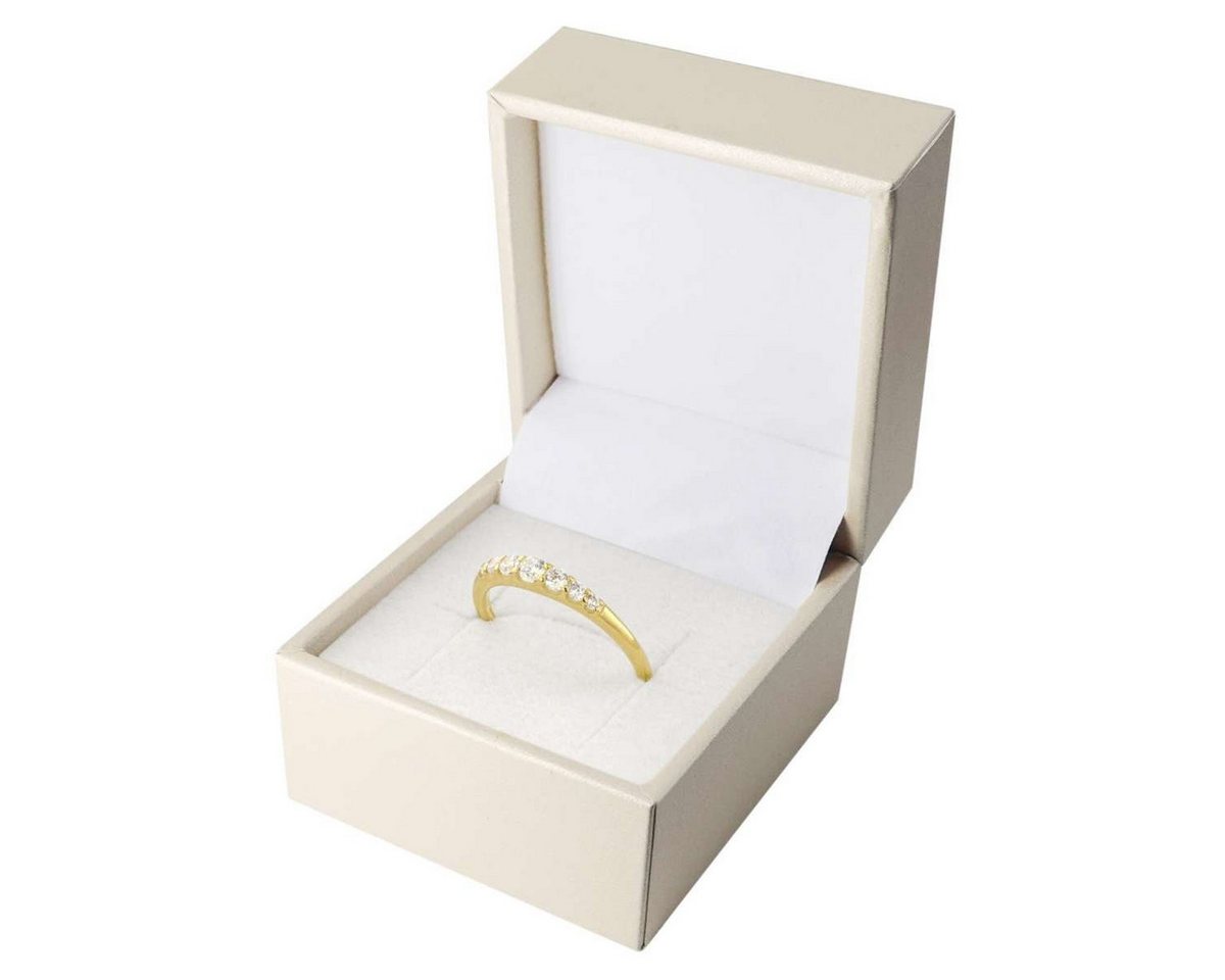 Glizz Goldring GL8722, Damenring Gold 333/8K mit Zirkonias – Bild 5 von 5