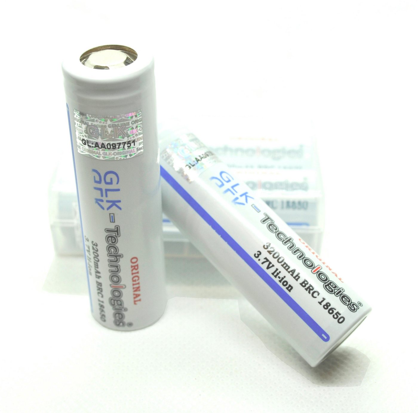 GLK-Technologies 2 18650 VTC6 Flat top 3200 mAh 30A 3,7V Wiederaufladbar Zusatz-Akku 3200 mAh (3.7 V) – Bild 2 von 5