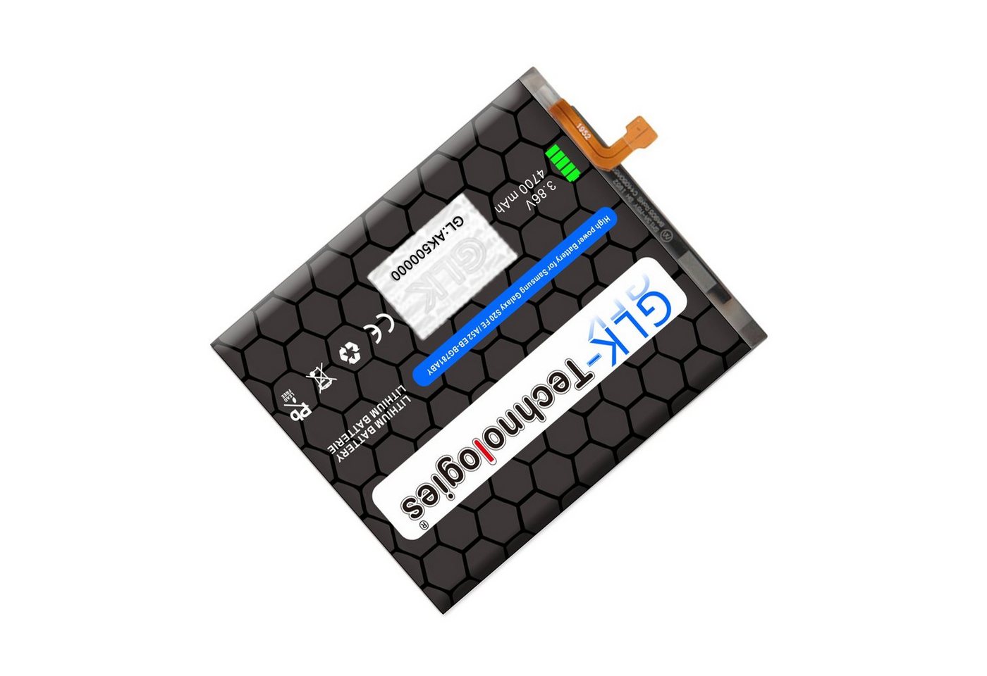 GLK-Technologies High Power Ersatzakku kompatibel mit Samsung Galaxy S20 FE (G780F) Galaxy S20 FE 5G (G781B), GLK-Technologies Battery, accu, 4700mAh Akku, inkl – Bild 3 von 5