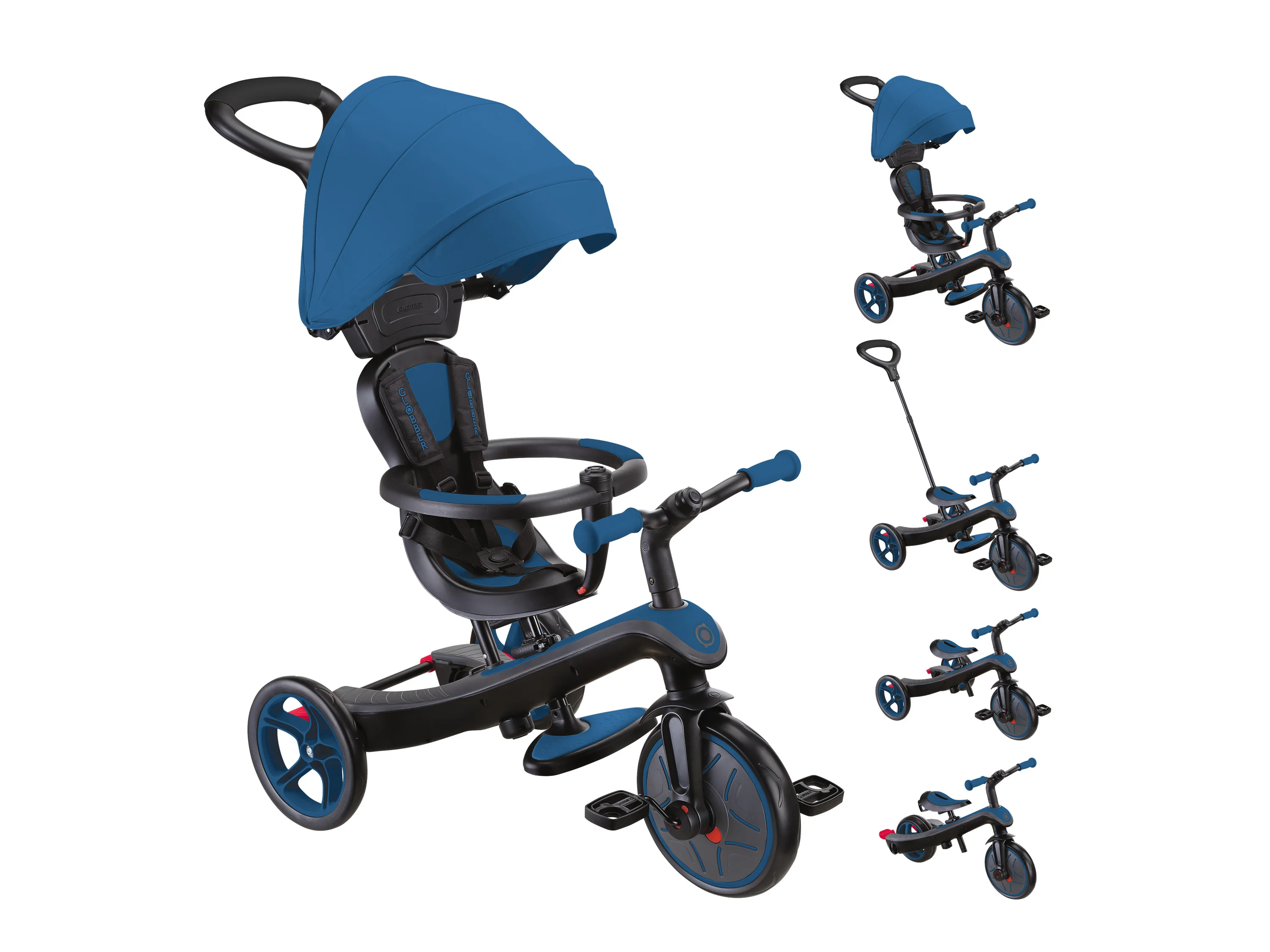 GLOBBER Explorer Trike 4in1 (Blau) – Bild 3 von 4
