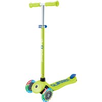 GLOBBER Tretroller Primo Plus Lights, mit LED-Leuchtrollen (Grün)