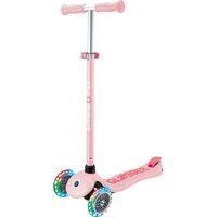 GLOBBER Tretroller Primo Plus Lights, mit LED-Leuchtrollen (Rosa)