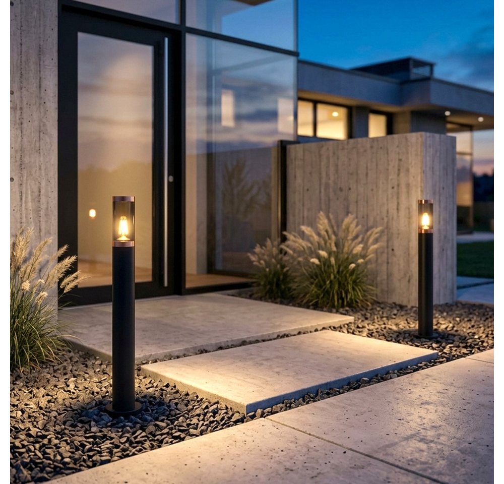 GLOBO LIGHTING Außen-Stehlampe, Leuchtmittel nicht inklusive, Stehlampe Garten Außen Aussenlampe Stehleuchte – Bild 3 von 5