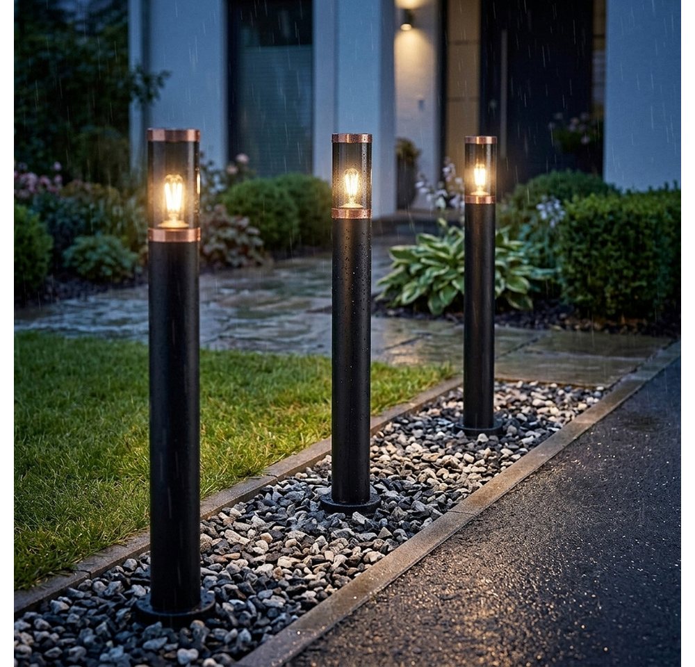 GLOBO LIGHTING Außen-Stehlampe, Leuchtmittel nicht inklusive, Stehlampe Garten Außen Aussenlampe Stehleuchte – Bild 4 von 5