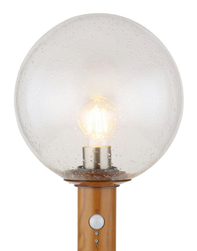 GLOBO LIGHTING Außen-Stehlampe OSSY, Leuchtmittel wechselbar, Außenleuchte mit Sensor für Garten & Weg – Bild 4 von 5