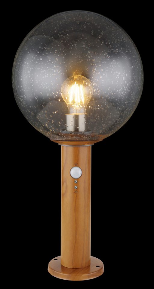 GLOBO LIGHTING Außen-Stehlampe OSSY, Leuchtmittel wechselbar, Außenleuchte mit Sensor für Garten & Weg – Bild 5 von 5
