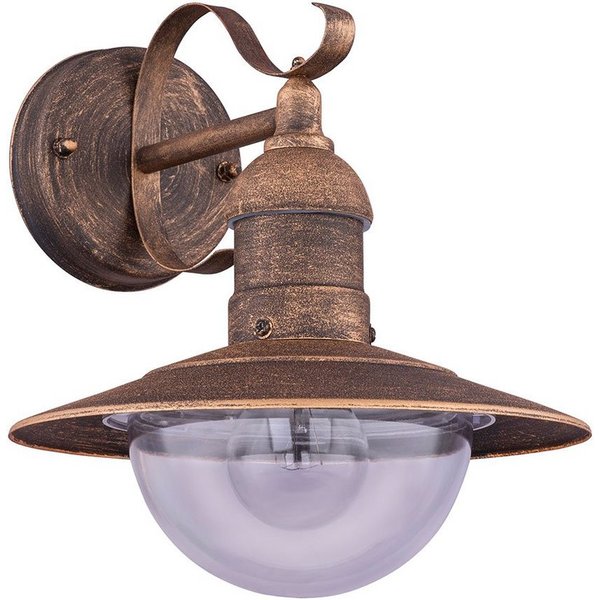 GLOBO LIGHTING Außen-Wandleuchte, Leuchtmittel nicht inklusive, Außen Wand Spot Lampe Leuchte Garten Hof Weg Beleuchtung
