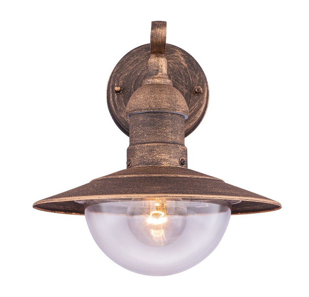 GLOBO LIGHTING Außen-Wandleuchte, Leuchtmittel nicht inklusive, Außen Wand Spot Lampe Leuchte Garten Hof Weg Beleuchtung – Bild 5 von 5