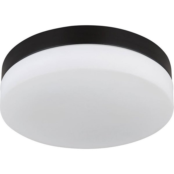 GLOBO LIGHTING Deckenleuchte, Leuchtmittel nicht inklusive, Außen Deckenleuchte Gartenlampe 2 Flammig Alu schwarz D 24 cm