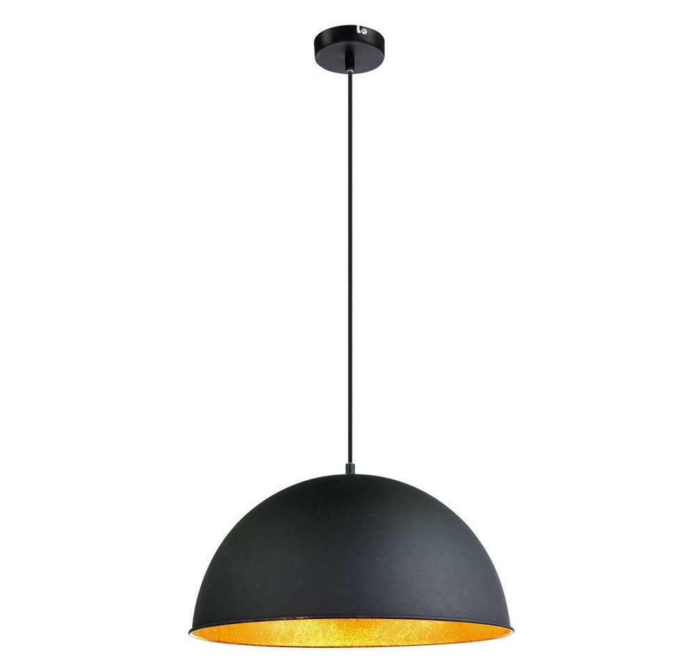 GLOBO LIGHTING Deckenleuchte, Leuchtmittel nicht inklusive, Hochwertige Pendel Leuchte Hänge Lampe E27 Beleuchtung schwarz gold – Bild 2 von 5