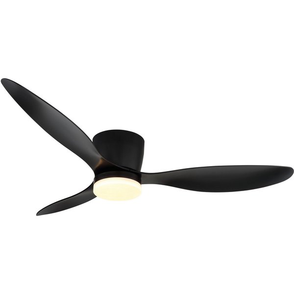 GLOBO LIGHTING Deckenleuchte ARMANDO, LED fest integriert, Deckenventilator mit LED und Fernbedienung, Memoryfunktion