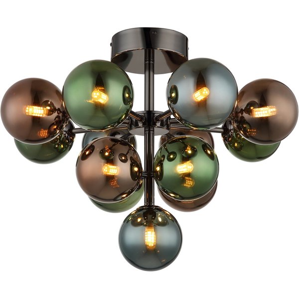 GLOBO LIGHTING Deckenleuchte GRAPPY, ohne Leuchtmittel, Deckenlampe Wohnzimmer-Leuchte Schlafzimmer-Leuchte Flur Küche