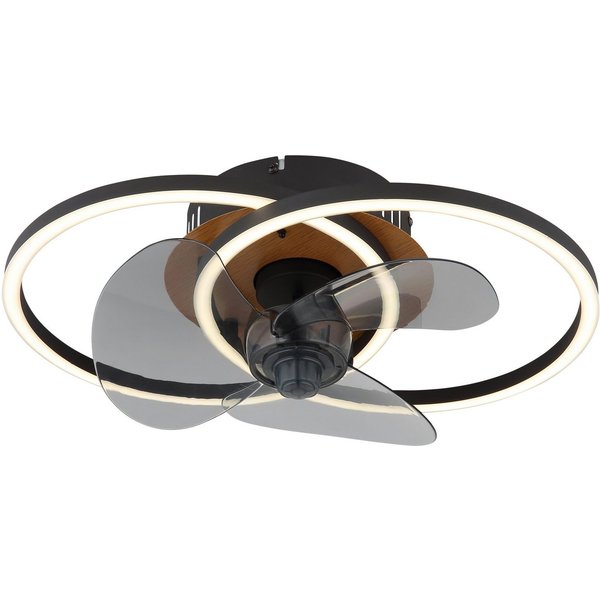 GLOBO LIGHTING Deckenleuchte KAREN, Dimmfunktion, Fernbedienung, Infrarot inkl., Memoryfunktion, Nachtlichtfunktion, Timerfunktion, Ventilatorfunktion, mehrere 