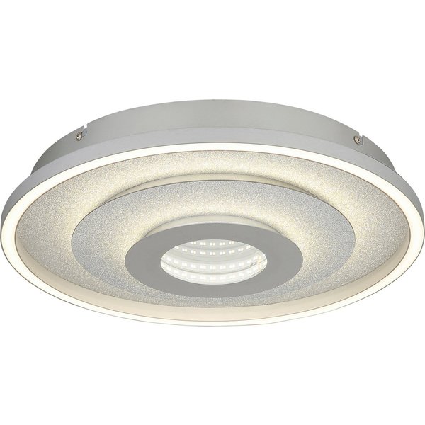 GLOBO LIGHTING Deckenleuchte MILES, LED fest integriert, LED-Deckenleuchte mit 3D-Effekt, dimmbar, modern & hell