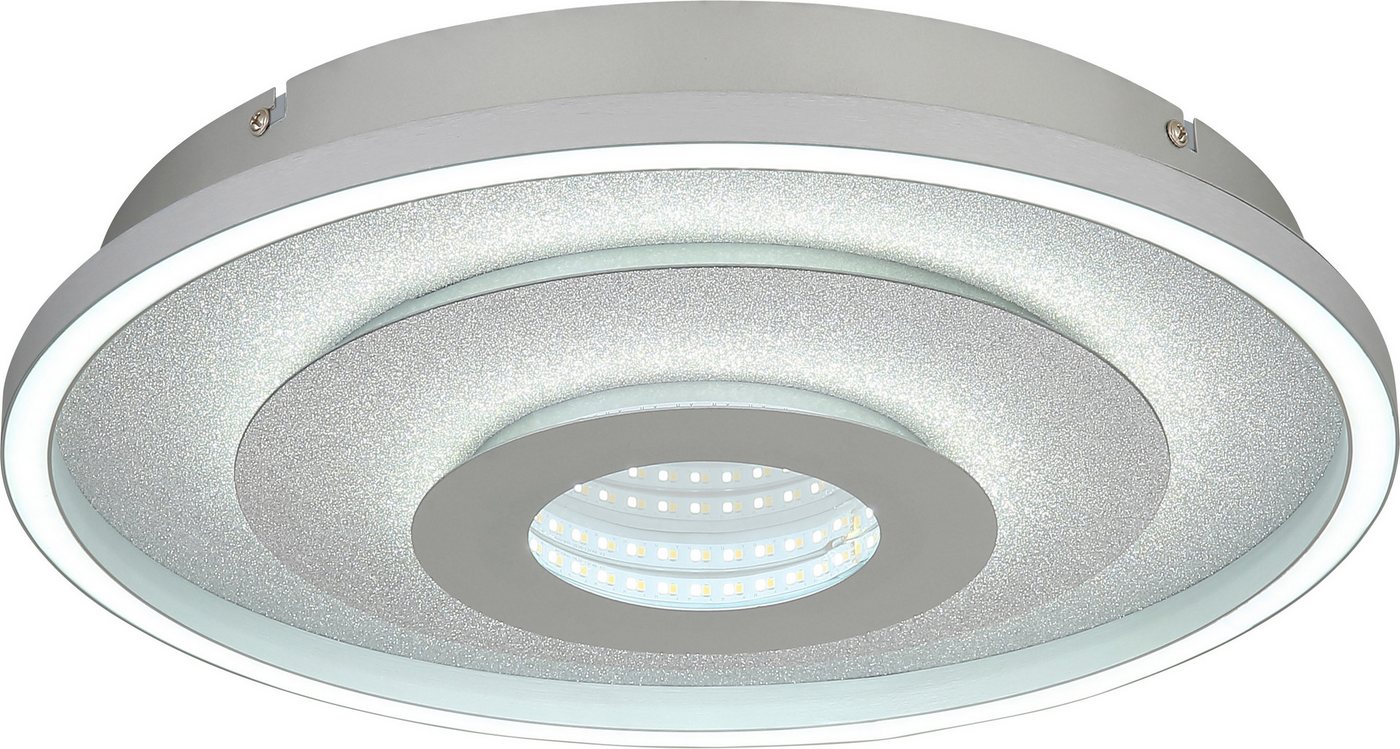 GLOBO LIGHTING Deckenleuchte MILES, LED fest integriert, LED-Deckenleuchte mit 3D-Effekt, dimmbar, modern & hell – Bild 4 von 5