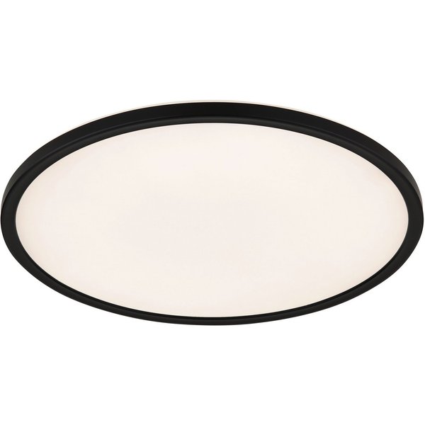 GLOBO LIGHTING Deckenleuchte SAPANA, LED fest integriert, Deckenleuchte Schwarz, Kunststoff, dimmbar, Memory, LED 24W