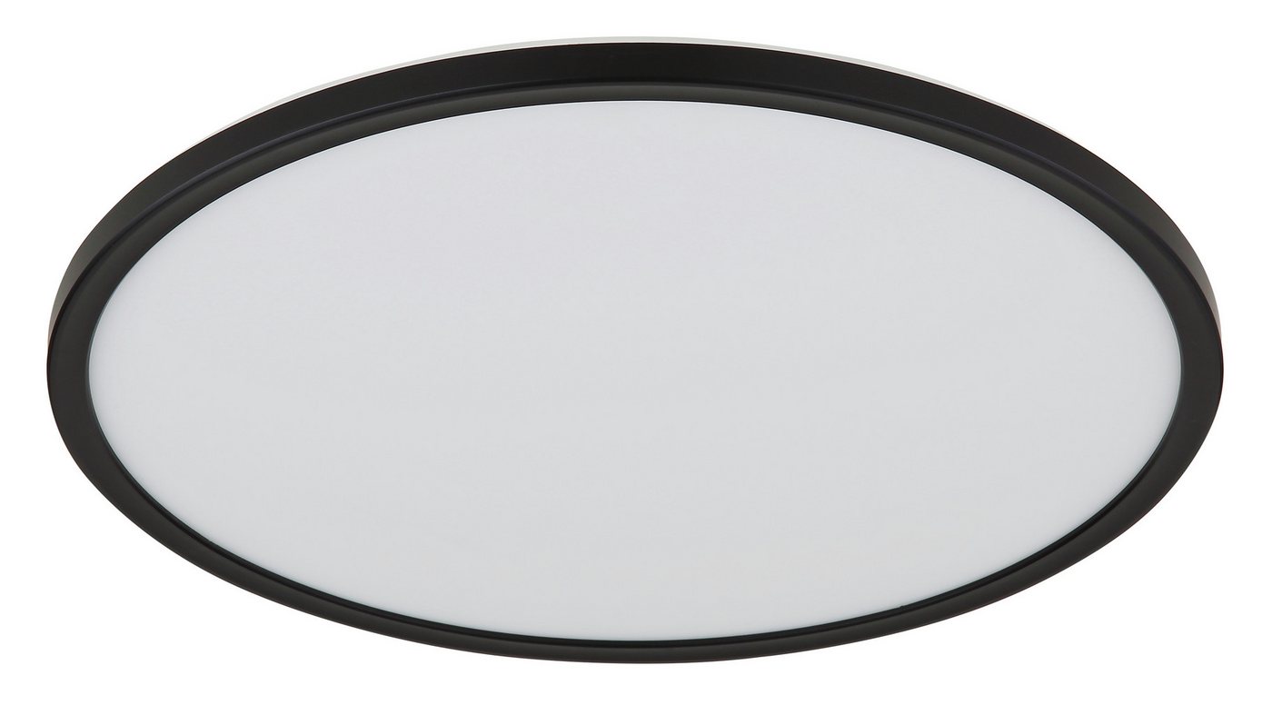 GLOBO LIGHTING Deckenleuchte SAPANA, LED fest integriert, Deckenleuchte Schwarz, Kunststoff, dimmbar, Memory, LED 24W – Bild 3 von 5