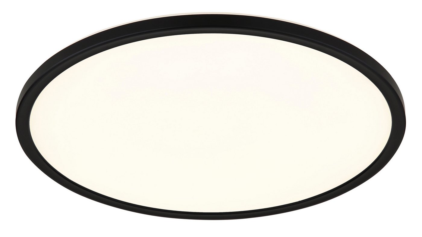 GLOBO LIGHTING Deckenleuchte SAPANA, LED fest integriert, Deckenleuchte Schwarz, Kunststoff, dimmbar, Memory, LED 24W – Bild 5 von 5