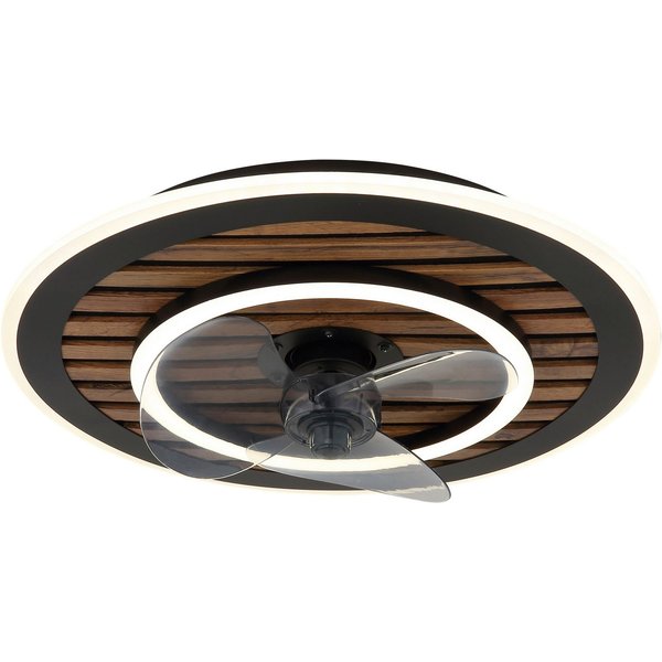 GLOBO LIGHTING Deckenventilator, LED Deckenventilator Fernbedienung dimmbar Vor-Rücklauf dimmbar CCT