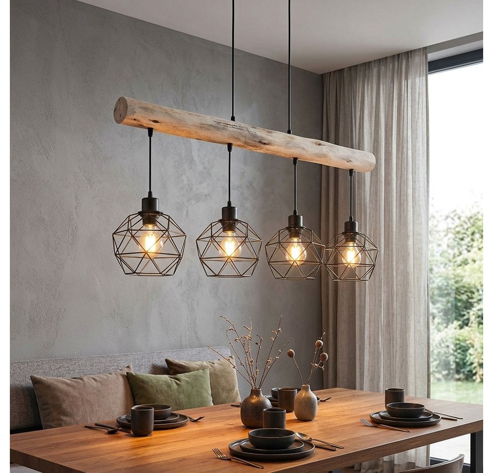 GLOBO LIGHTING Hängeleuchte, Leuchtmittel nicht inklusive, Pendelleuchte Hängeleuchte Deckenleuchte Esszimmerleuchte – Bild 4 von 5
