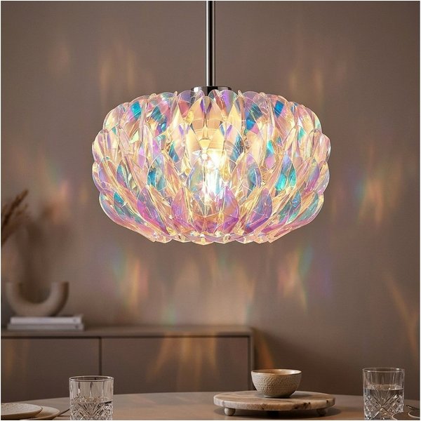 GLOBO LIGHTING Hängeleuchte, Leuchtmittel nicht inklusive, Hängeleuchte Decken Pendelleuchte silber Höhenverstellbar H 120 cm