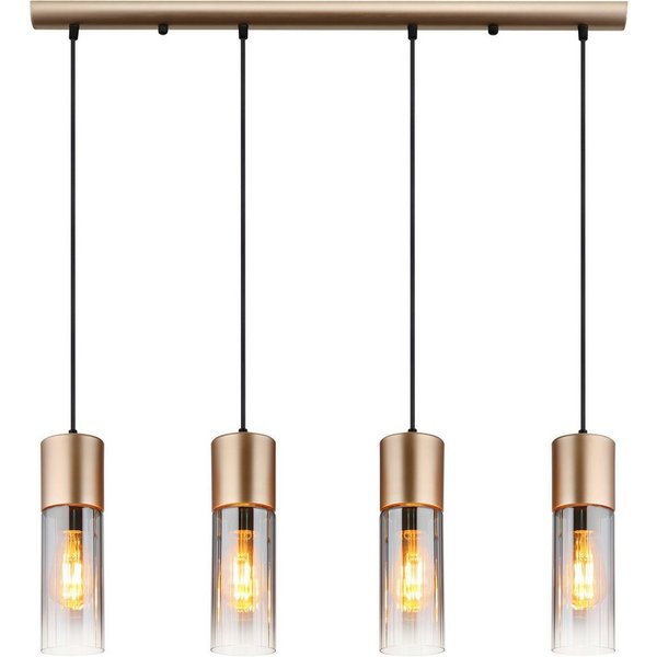 GLOBO LIGHTING Hängeleuchte ANNIKA, ohne Leuchtmittel, Hängeleuchte, Glas, E27