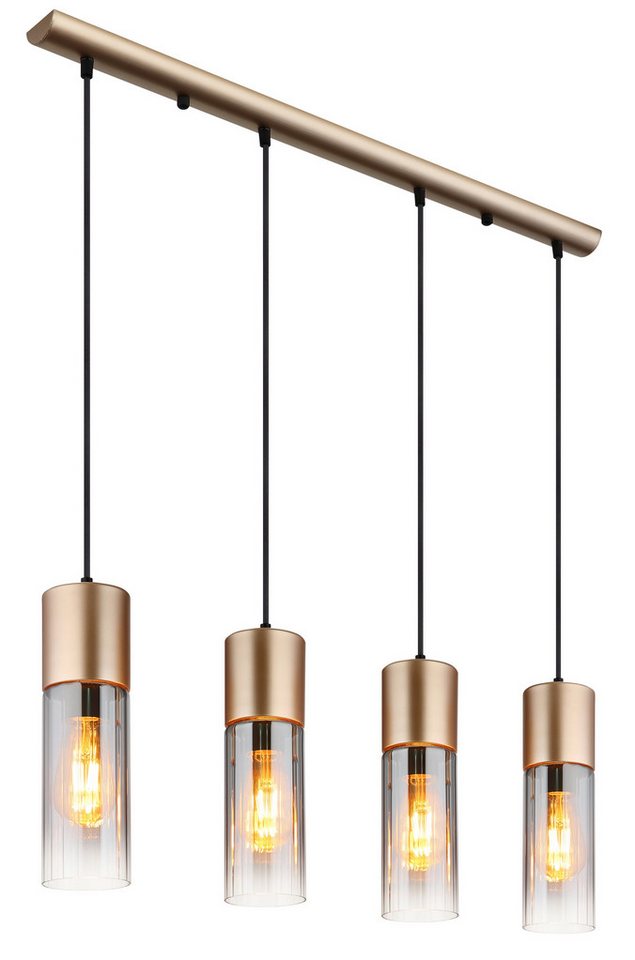 GLOBO LIGHTING Hängeleuchte ANNIKA, ohne Leuchtmittel, Hängeleuchte, Glas, E27 – Bild 3 von 5